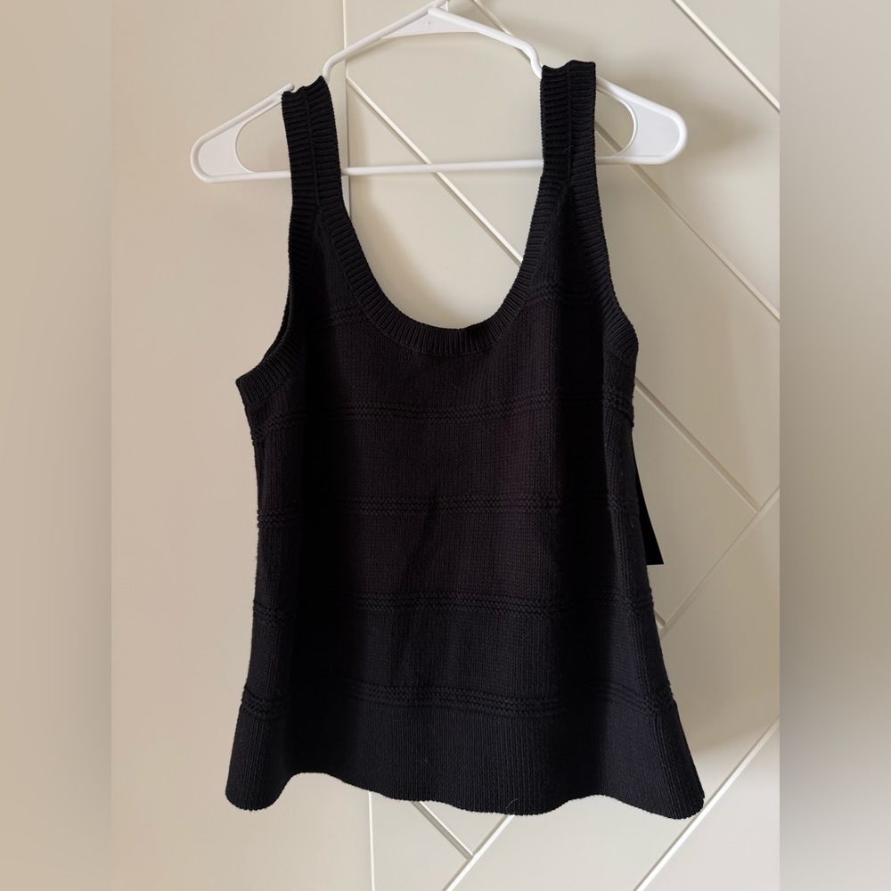 Jenni Kayne Black Knit Tank Top